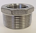 New 304 Stainless Steel 1-1 4    Mnpt X 1    Fnpt Reducing Bushing Class 150