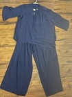Hanna Nikole Plus Size Mother Of The Bride Navy Pant Suit Size 24w