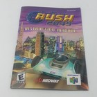 Nintendo 64 San Francisco Rush 2049 N64 Authentic Box And Manual Only No Game