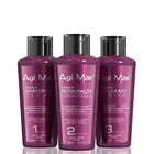 Brazilian Keratin Hair Treatment Kit Natural 3 Steps 1l Straighten Frizz Color