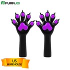 Furrjoi Silicone Purple Bdsm Dog Paws Gloves footwear For Puppy Love Fetish