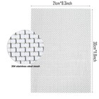 Wire Mesh Sheet Stainless Steel Woven Wire 5 Mesh No Rust Meshes Screen For Diy