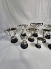 10  1950 s Silver Plated And Nickle Trophy Cups 