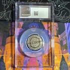 Meiji 1999 Meiji Battle Coin Ser  2 Gengar Dream Eater Silver Metal Cgc 9 5 Sp65