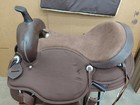 Synthetic Western Saddle Trail Pleasure Gaited Horse Light Weight Used 16 17