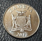 2012 Zambia 1 Kwacha Coin