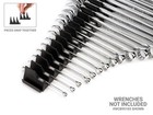 Tekton 80-tool Modular Wrench Organizer Set  black 