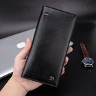Rfid Bifold Leather Long Vintage Wallet Checkbook Card Case Holder For Men Gift