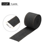 2 Inch Denim Fabric Ribbons  3 Yards Denim Bow Jean Ribbon  Black 50mm