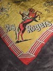 Vintage 1950s Roy Rogers   Trigger Silk satin Bandana Handkerchief Scarf 25 