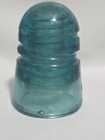 Vintage Aqua Blue Hemingray Pat Oct 8 1907 Glass Insulator Spiral Wire Groove