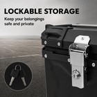 45l Universal Motorcycle Top Case  Waterproof Locking Tail Box