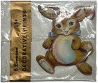 1950 Dennison Easter Bunny Decorative Prints Sealed Diecut Party Decor Ephemera