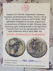 Roman Emperor Hadrian Genuine Ancient Silver Coin 925 Solid Silver Ring With Coa