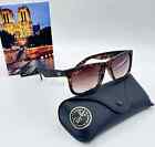 Ray-ban Rb4165  Polarized Sunglasses Justin Matte Tortoise Gray-brown 54mm