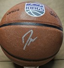 Auto Jason White Chocolate Williams Signed Kings Logo Nba Basketball Jsa Cert     