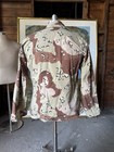 Us Navy Chocolate Chip Combat Vtg Military Jacket Small Desert Camo Boxy  2