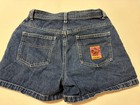 Vintage Y2k Embroidered Scooby Doo Character Denim Jean Shorts Size 14 Kids