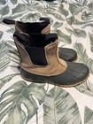 Guide Gear Duck Boots Men   s Size 10 Brown Black Waterproof Hunting Work Boots