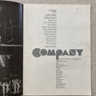 Company Souvenir Theater Program 1971 Larry Kert Elaine Stritch Stephen Sondheim