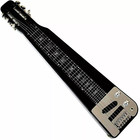Lap Steel 6 String Hawaiian Slide Electric Guitar W gig Bag In Black Color