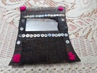 Vintage Handcrafted Wooden Hair Comb - Tribal Ethnic Folk Art Hair Accessory R4