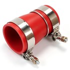Hose-plain W  2pcs Clamps Replacement For Cummins Isx15 Engine   Replaces