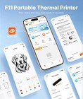 Rongta Thermal Portable Printers Wireless For Travel  Bluetooth Mobile Printer 