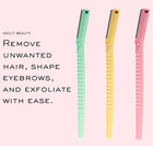 Face N Brow - 3 Beauty Groomers For Hair Removal  Ideal For Shaving  Exfoliating