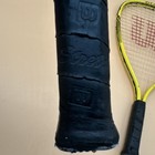 Set Of 2-wilson Titanium Racquetball Racquets Yellow Black Street Grip