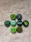 Beer Bottle Caps 125 Green Lot For Crafts And Art Projects No Dents Free Ship