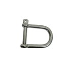 15 32  Wide D-shackle Marine Grade Screw Pin 2850 Lb Wll Stainless Steel 4 Pcs