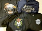 Harley Davidson Lot Of  4  Large  T-shirts - Vegas Cancun Yuma Pacheco