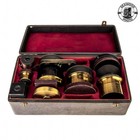 Balbreck Vintage French Brass Lens Set W  Besset Shutter Excellent