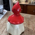 Little Red Riding Hood Cookie Jar With Lid 1940 s  vintage mccoy 12 