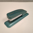 Vintage Swingline Mini Stapler Cub Or 77 Green Teal Desktop Retro Made In Usa