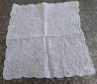 Vintage Appenzell Swiss Embroidery Wedding Hanky Handkerchief