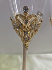 Beautiful Wedding Toasting Flutes Gold Tone 
