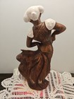 Vintage Ceramic Matador Bull Fighter Figurine Crackle Glaze 12 1 2  It 314