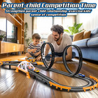 Slot Car Race Track Set Electric Powered Race Track Dual Racing Car Track Set