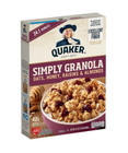 Quaker Simply Granola Breakfast Cereal  Oats Honey Raisins   Almonds  24 1 Oz