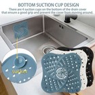 2pcs Bathroom Drain Filter Hair Catcher Bath Stopper Plug Shower Sink Strainer