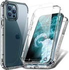 For Iphone 12 11 pro max xs xr x 8 7 Shockproof Tpu Phone Cover tempered Glass