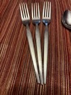 6 Ekco Eterna Prince Stainless Flatware 3 Teaspoon Spoons    3 Dinner Forks