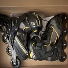 Roller Derby Aerio Q60 Men s Inline Skates Black gray yellow Size 9