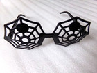 Black Spiderweb Glasses Kids Spider Webs Costume Plastic Play Dress Up Halloween