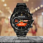 Cincinnati Bengals X Rolex Black Stainless Steel Watch - Maitm13205 Gift Box Inc