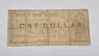 1861  1 North Carolina Civil War Treasury Note Raleigh Ceres Sailboat
