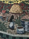 Bob Timberlake  Woven Afghan Tapestry Throw Blanket  it All Started In A Garden 