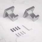 Towel Hooks For Bathroom Wall Mounted  Brushed Nickel Bathroom Towel Hook  Sus30